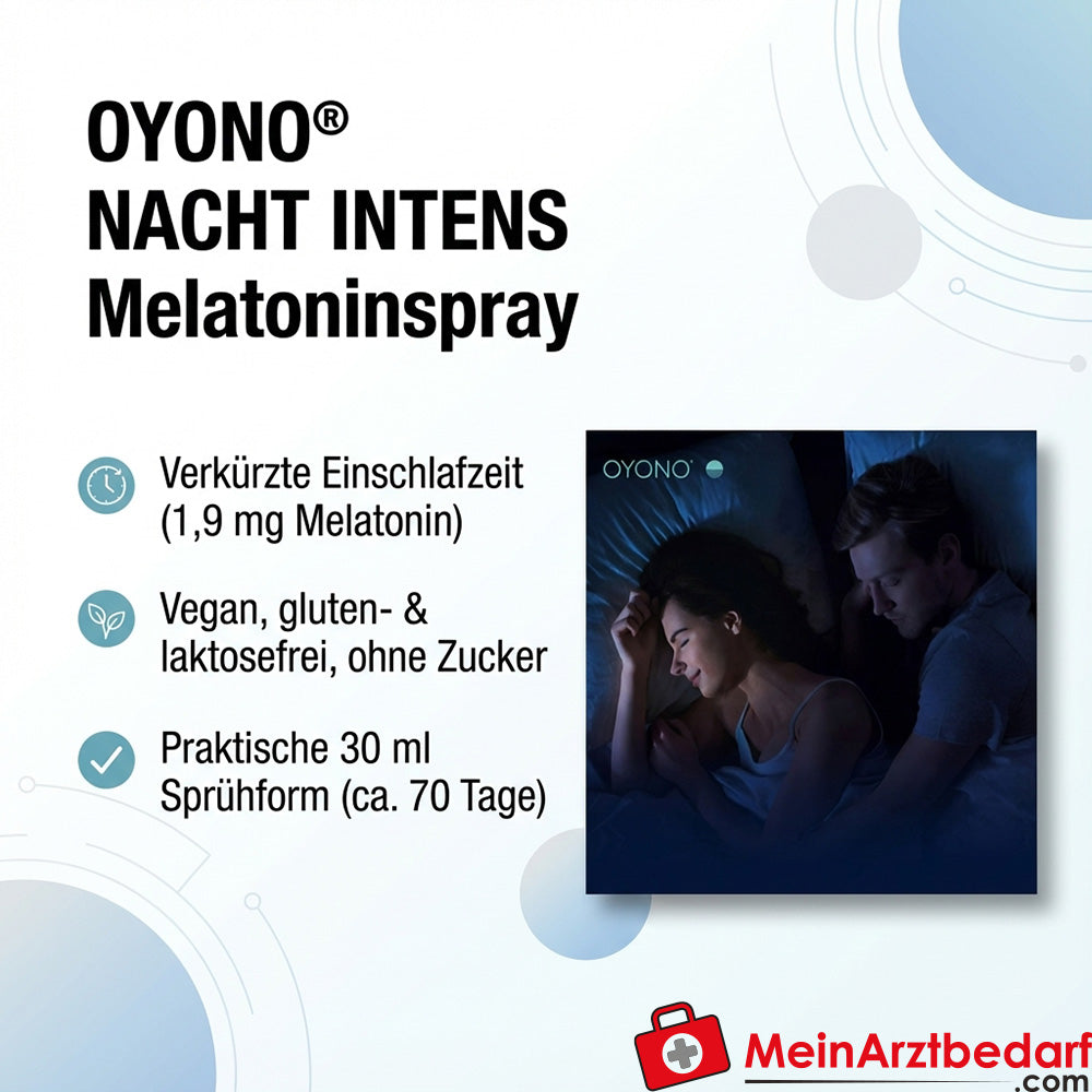 OYONO NACHT INTENS Melatoninspray 1,9 mg Melatonin 30 ml
