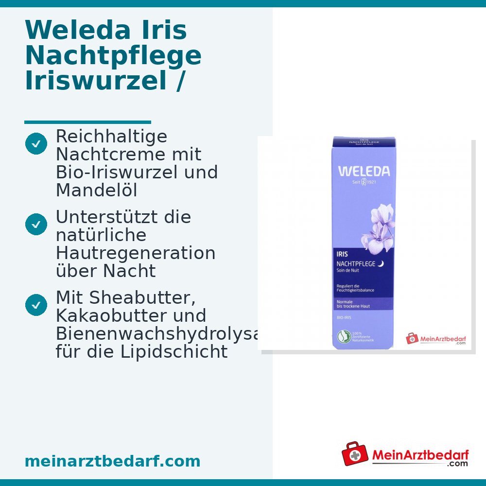 Weleda Iris Nachtpflege Creme, 30 ml