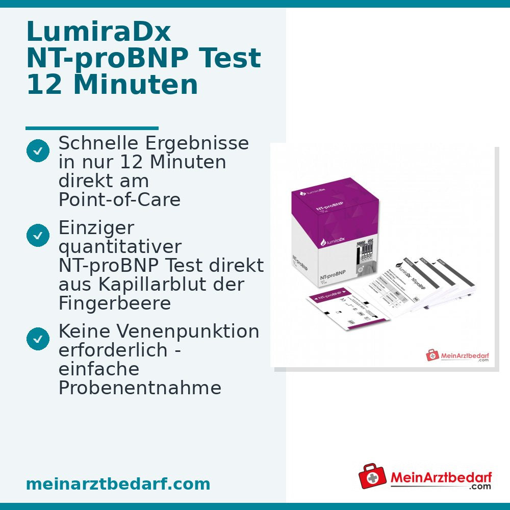 LumiraDx NT-proBNP Test, 12 teststrips