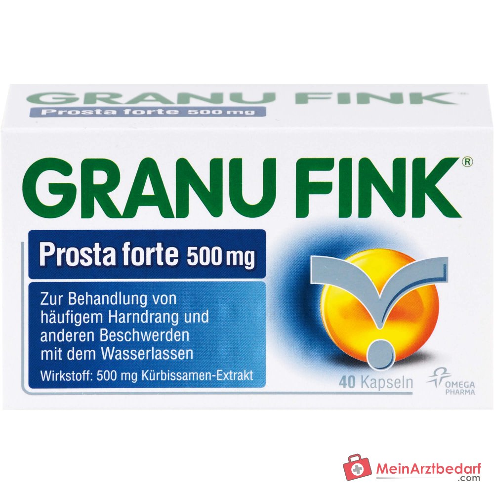 GRANU FINK Prosta forte 500 mg cápsulas, 140 ud.