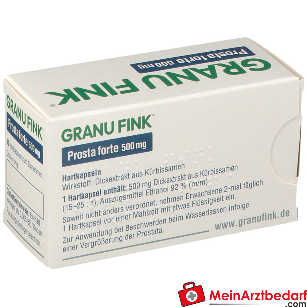 GRANU FINK Prosta forte 500 mg Kapseln, 140 St
