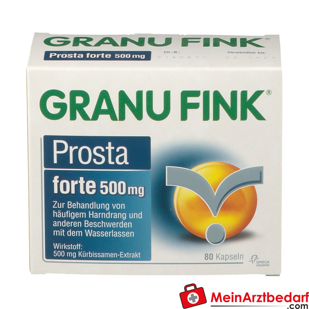 GRANU FINK Prosta forte 500 mg Kapseln, 140 St