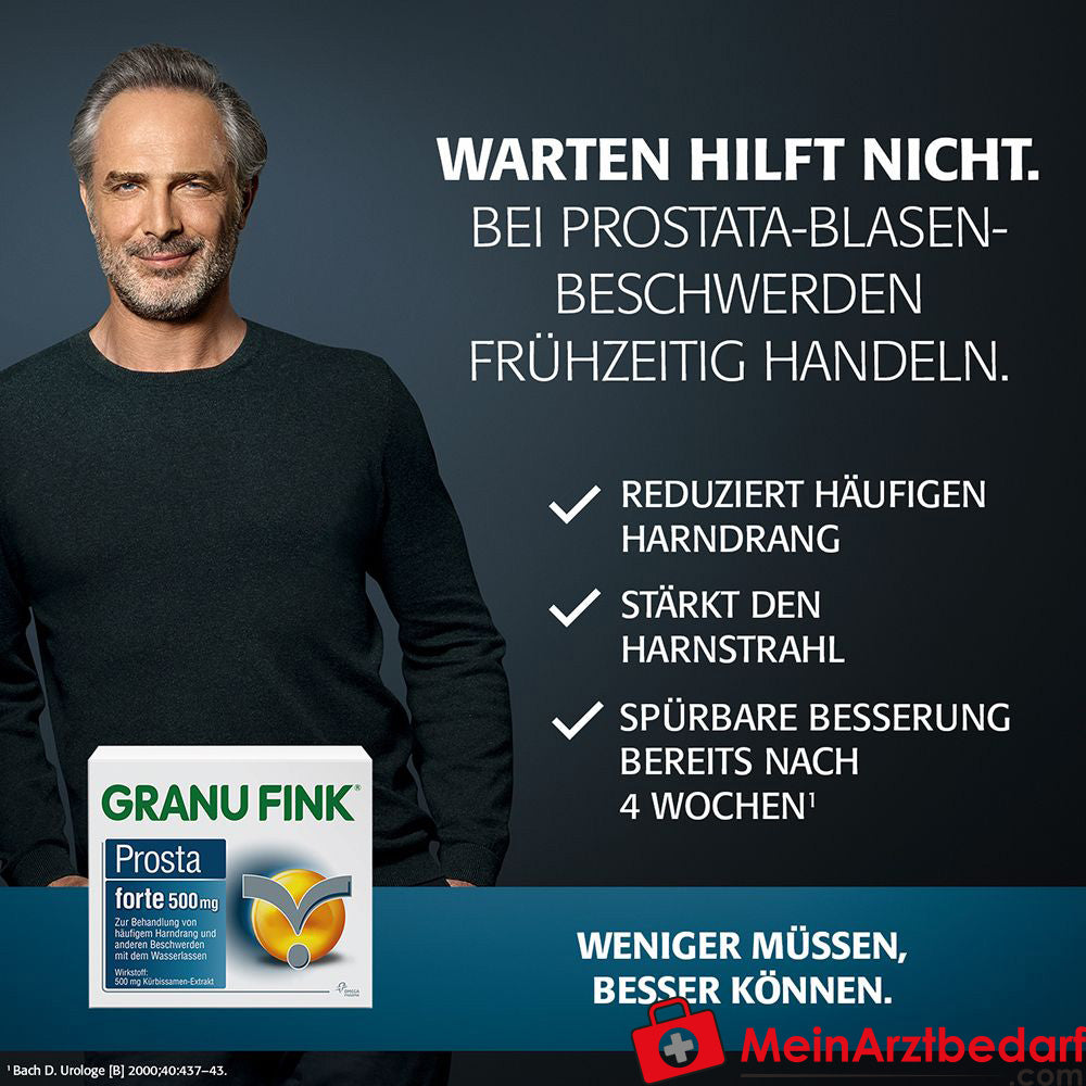 GRANU FINK Prosta forte 500 mg Kapseln, 140 St