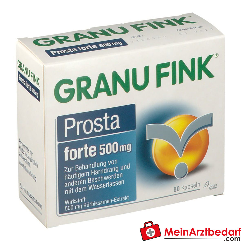 GRANU FINK Prosta forte 500 mg Kapseln, 140 St