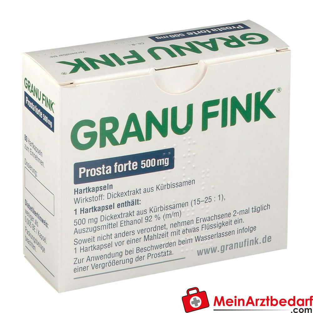 GRANU FINK Prosta forte 500 mg Kapseln, 140 St
