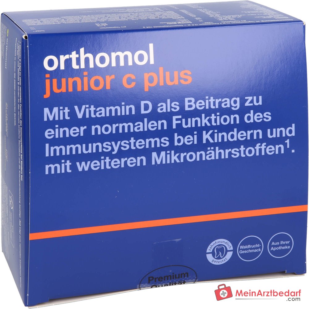 Orthomol junior C plus Kautabletten Waldfrucht, 30 Tagesportionen.