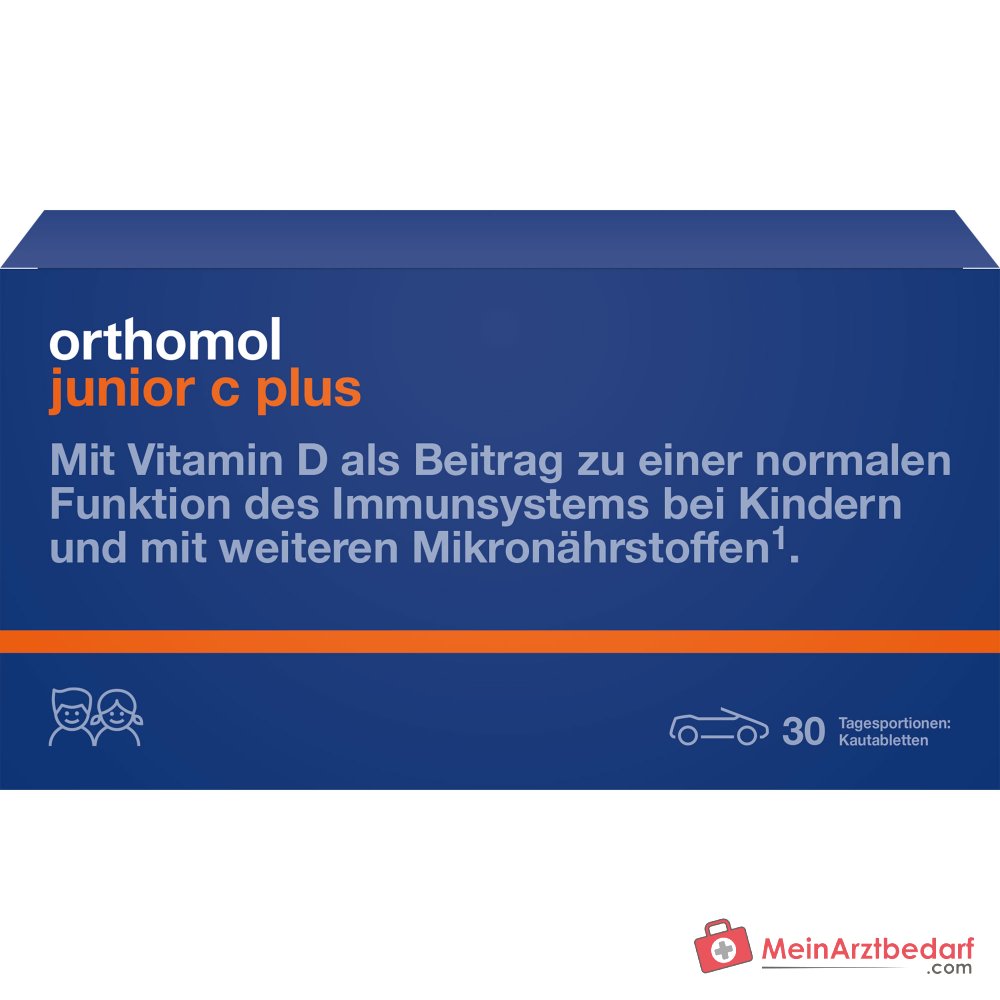 Orthomol Junior C plus Kautabletten Mandarine-Orange, 30 St..