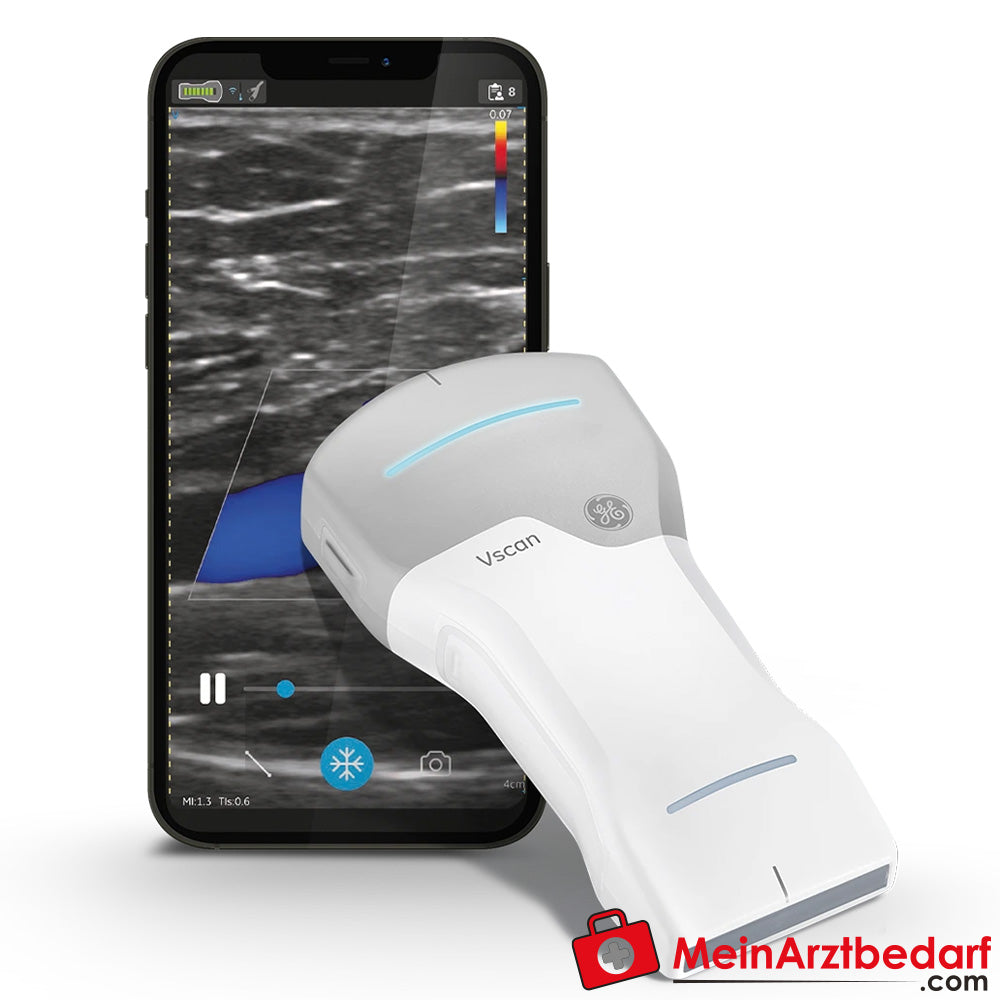 Ecógrafo portátil Vscan Air CL con doble sonda lineal convexa