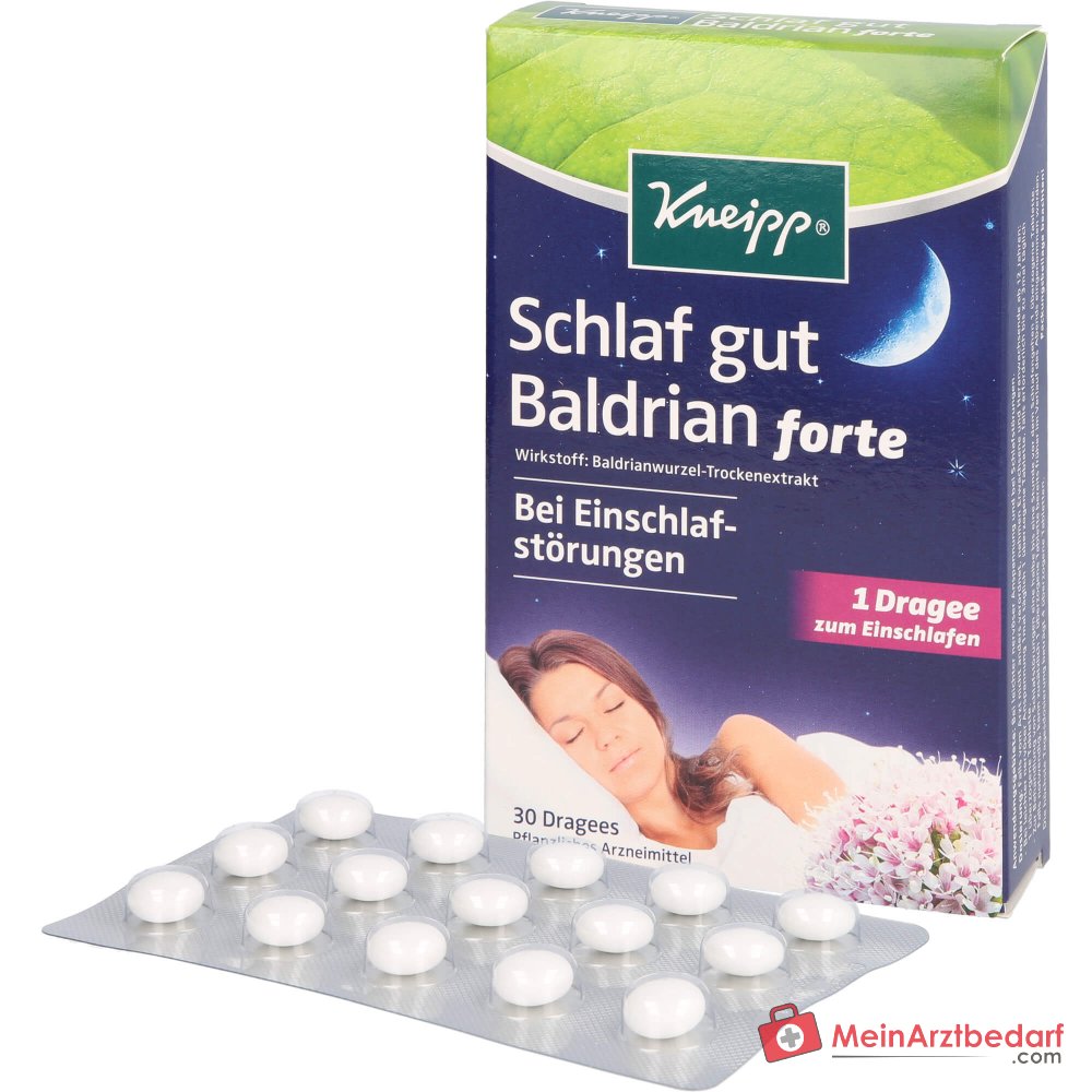 Kneipp Sleep Well Valerian forte 450 mg di radice di valeriana estratto secco compresse rivestite