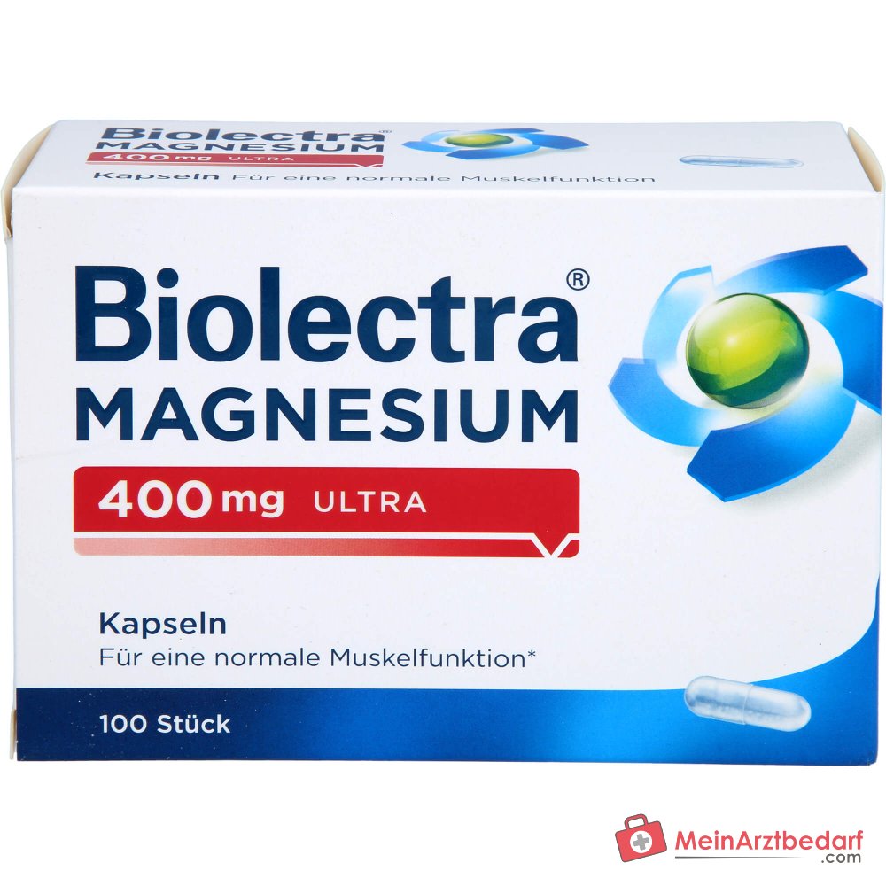 Biolectra Magnesium 400 mg ultra Kapseln, 100 St..
