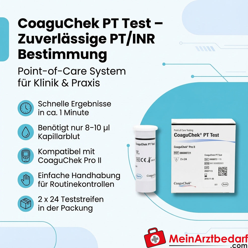 CoaguChek PT Test, 2 x 24 pezzi
