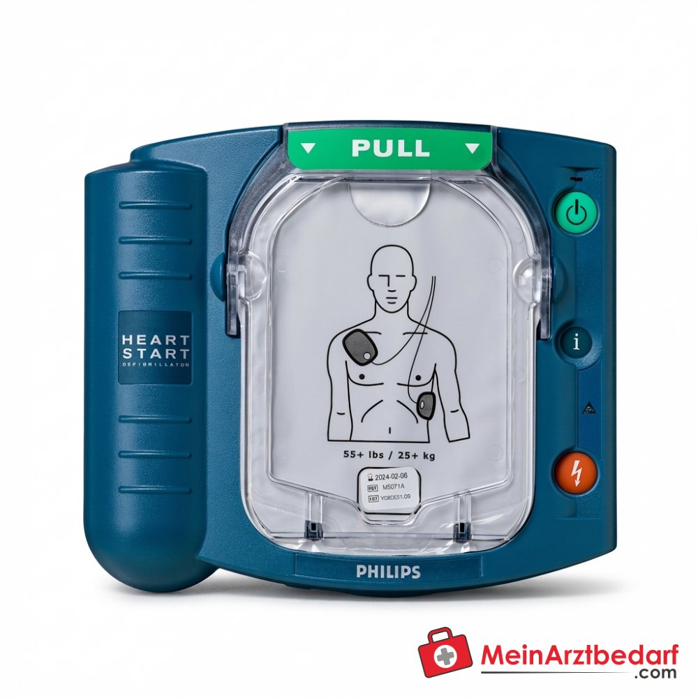 Philips HeartStart HS1 Defibrillator halbautomatisch inkl. Tasche.