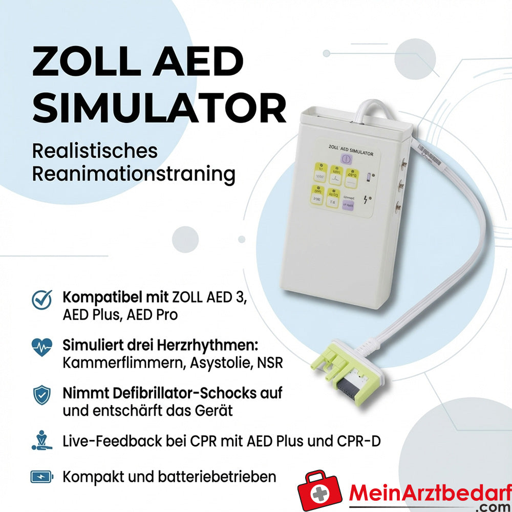 ZOLL AED Simulator Patient simulator for resuscitation training, compatible with ZOLL AED 3 / AED Plus / AED Pro