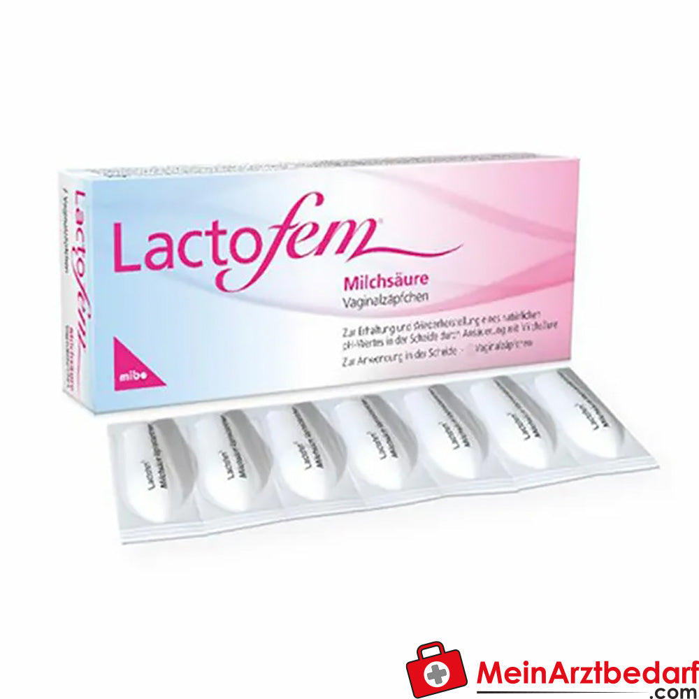 Lactofem® Milchsäure Vaginalzäpfchen, 7 St..