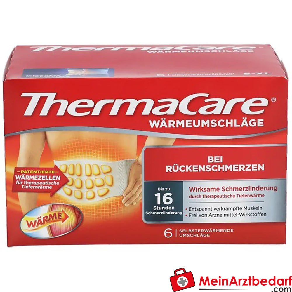 ThermaCare® Wärmeumschläge Rücken, 6 St..