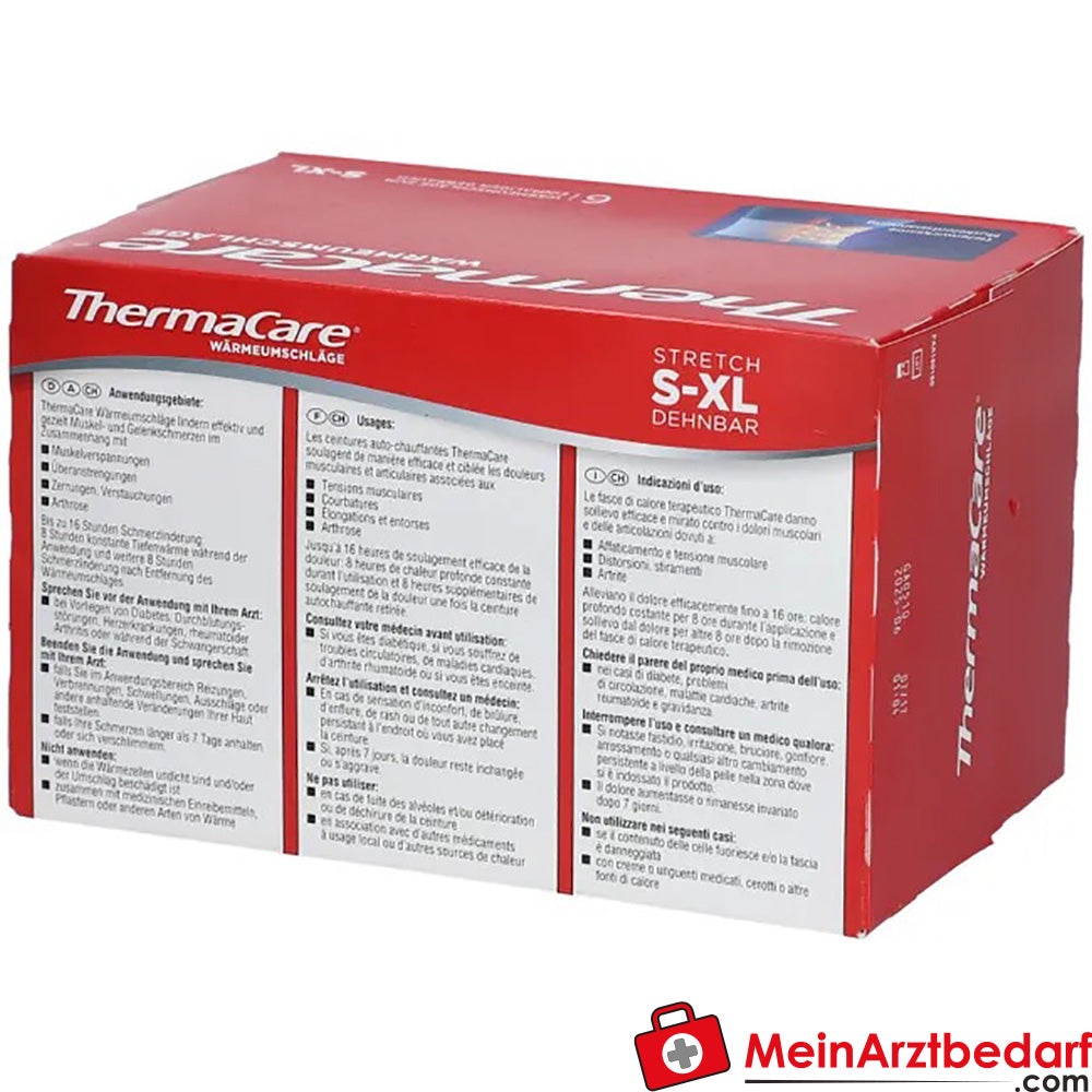 ThermaCare® Wärmeumschläge Rücken, 6 St..