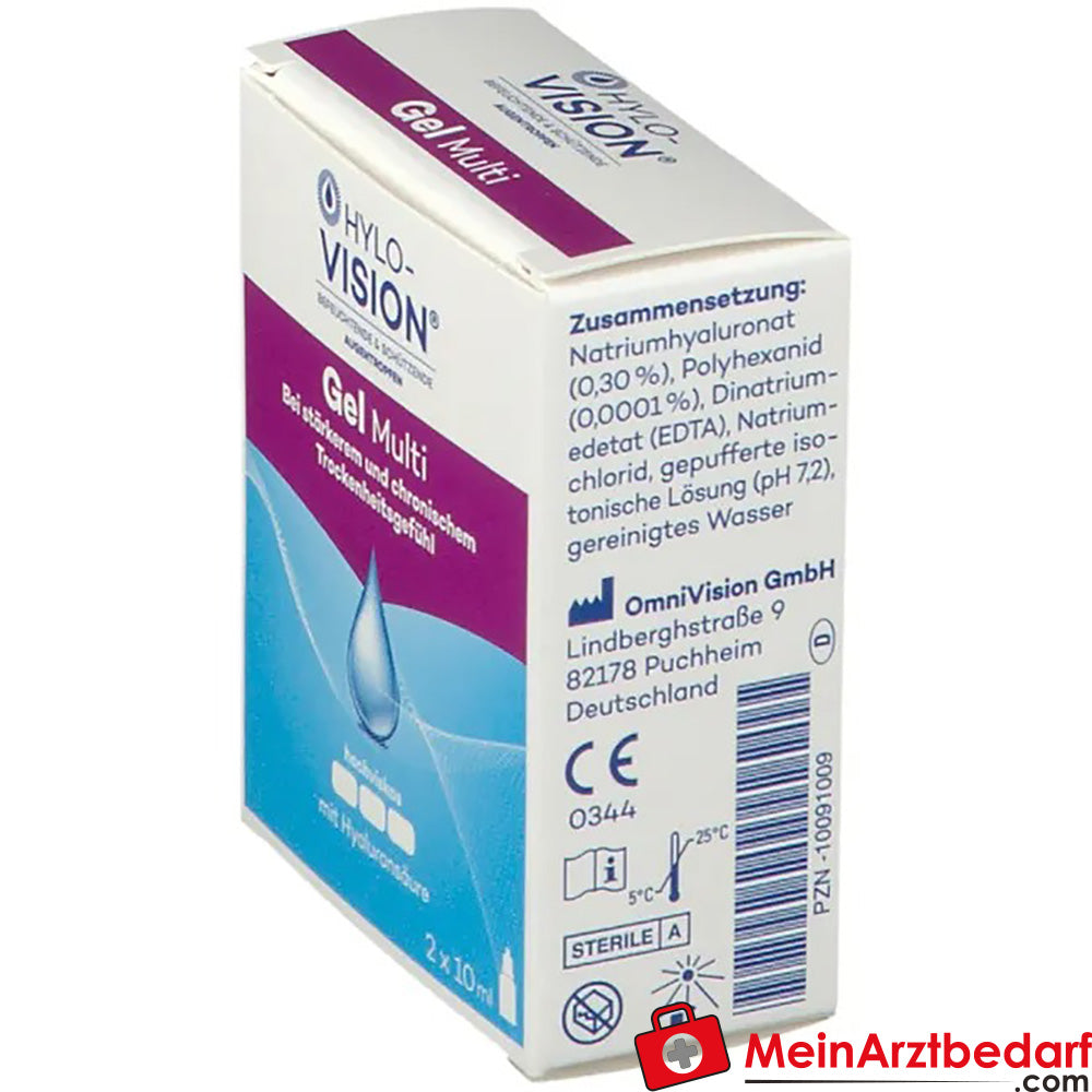Hylo-Vision® Gel multi, 20ml.