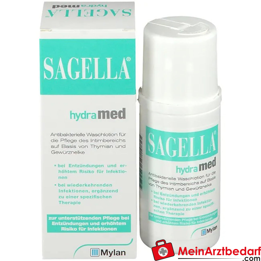 SAGELLA hydramed: Antibakterielle Waschlotion für den Intimbereich, 100ml.