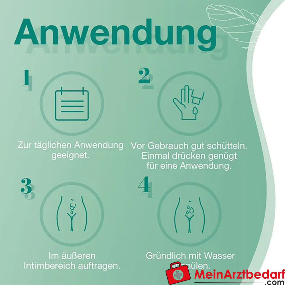 SAGELLA hydramed: Antibakterielle Waschlotion für den Intimbereich, 100ml.