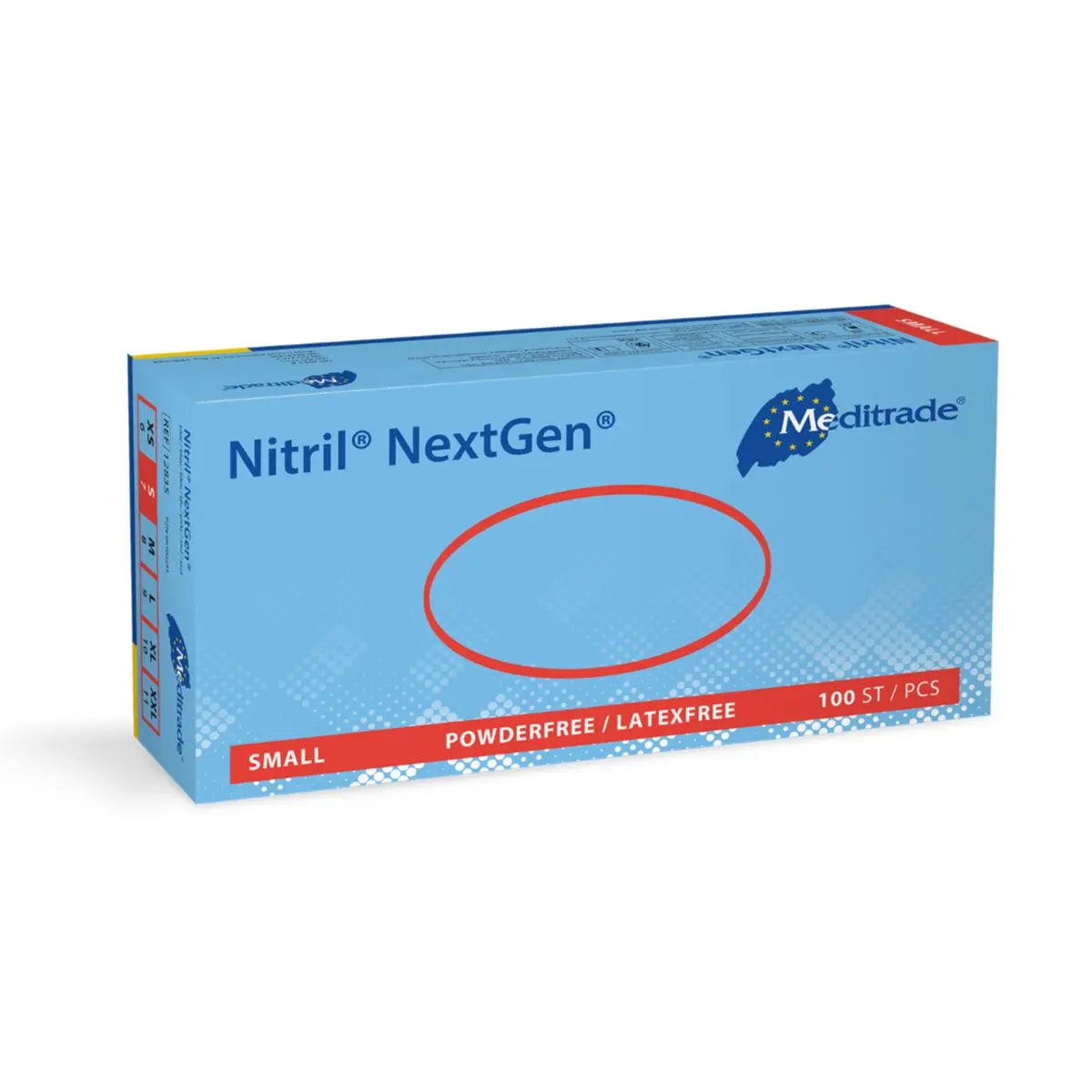 Meditrade Nitril NextGen Untersuchungshandschuhe blau, 100 Stk.
