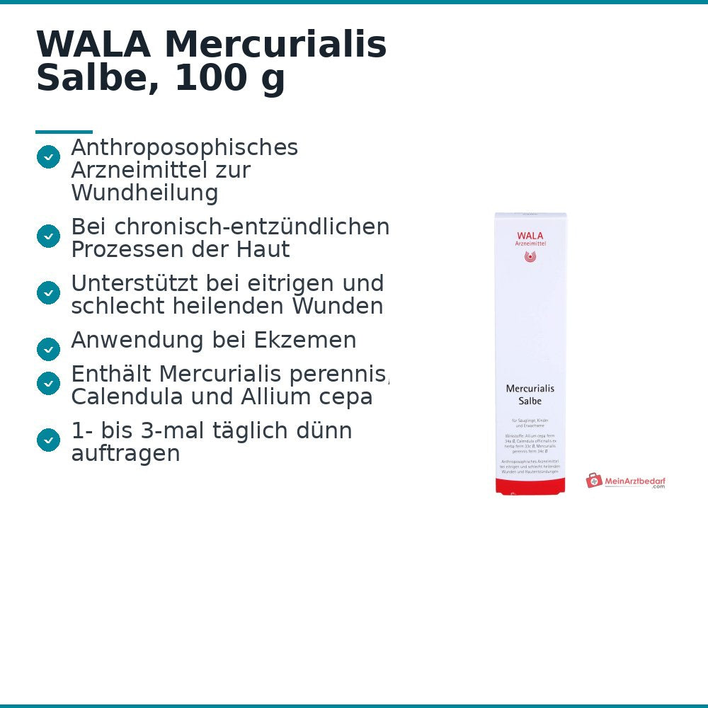 Pommade WALA Mercurialis, 100 g