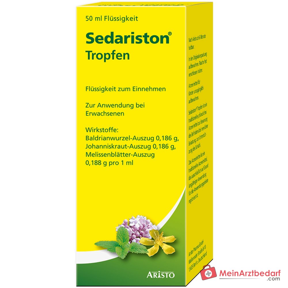 Sedariston Tropfen Baldrian Johanniskraut Melisse Extrakte 20 ml