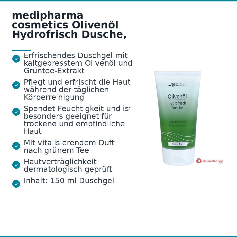 medipharma cosmetics Olijfolie Hydrofris Douche, 150 ml