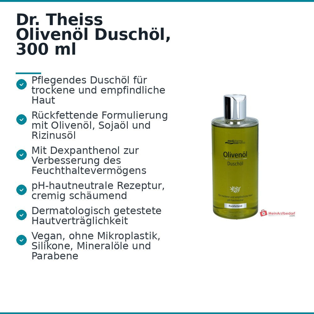 Dr. Theiss Olijfolie Doucheolie, 300 ml
