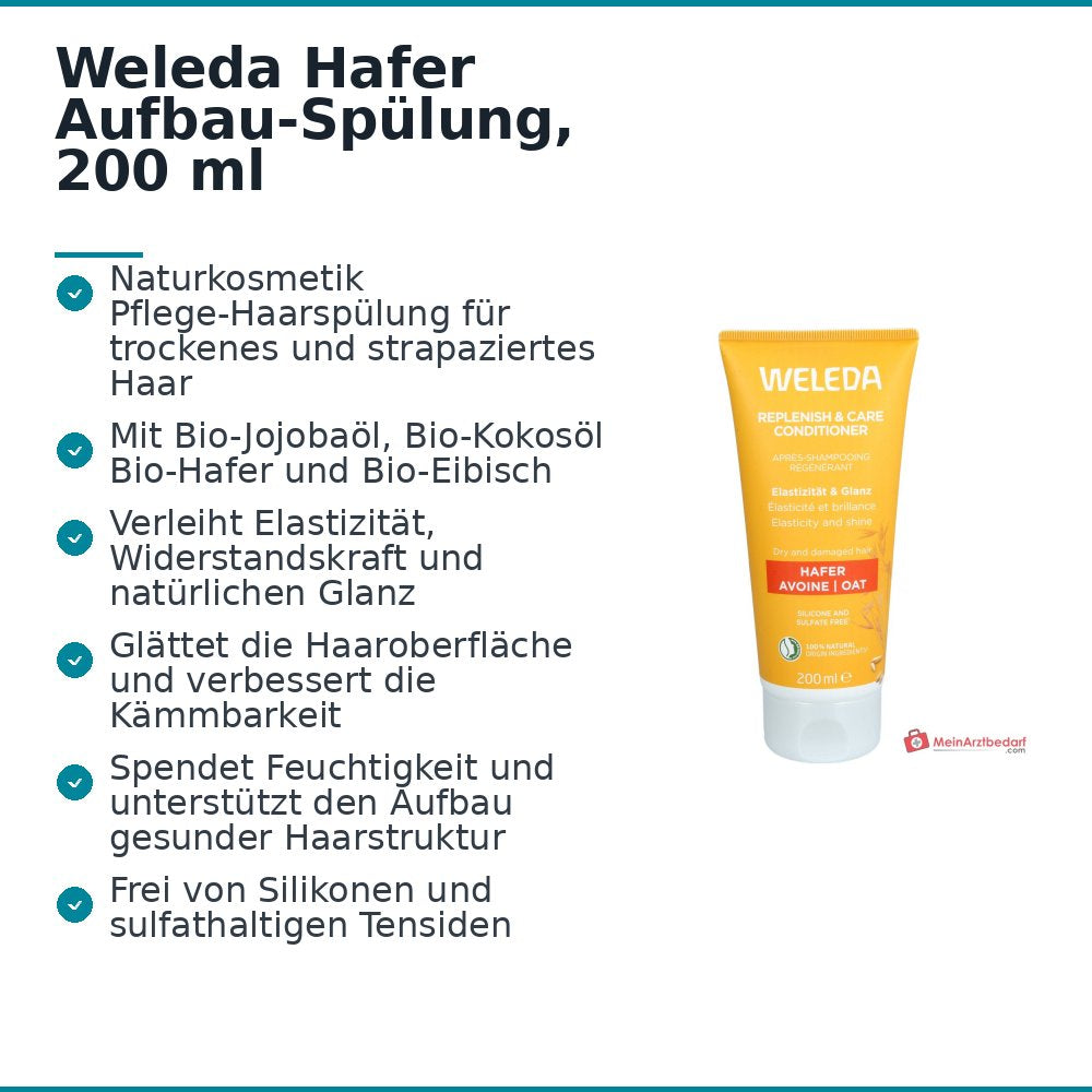 Weleda Hafer Aufbau-Spülung, 200 ml