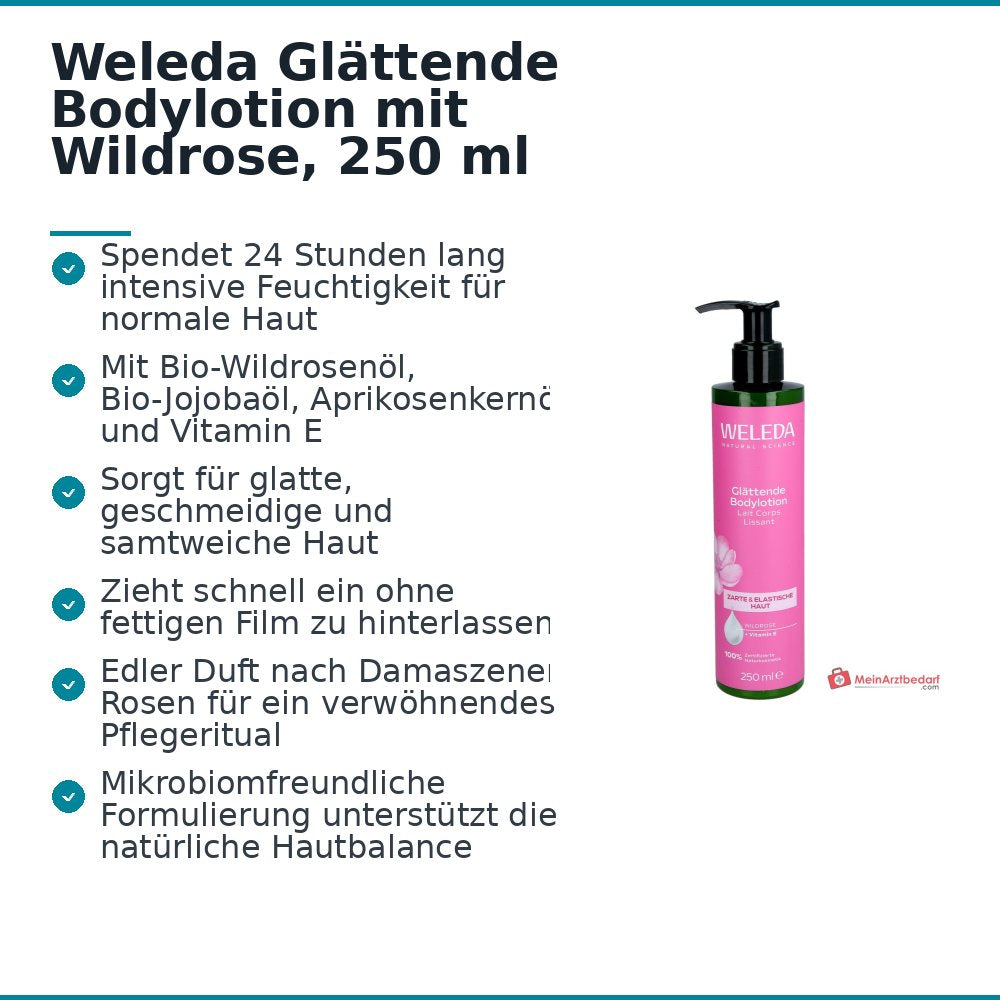 Weleda Verstevigende Bodylotion met Wilde Roos, 250 ml