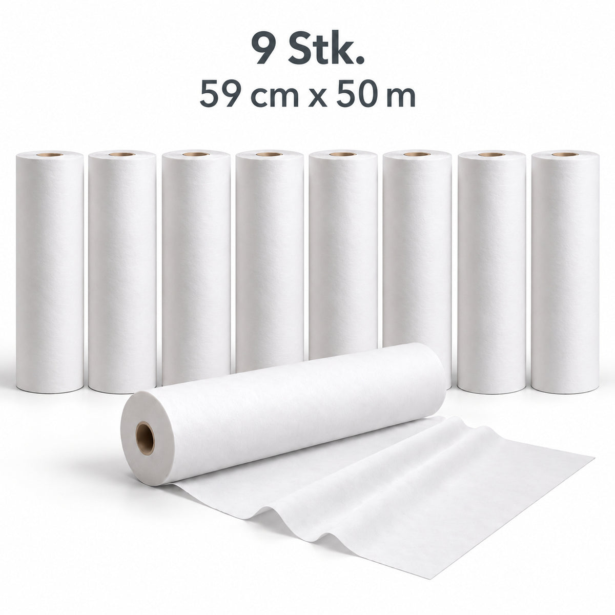 Fripa Liegenabdeckung duo-line+ 2-lagig, 9 Rollen, 50 m.