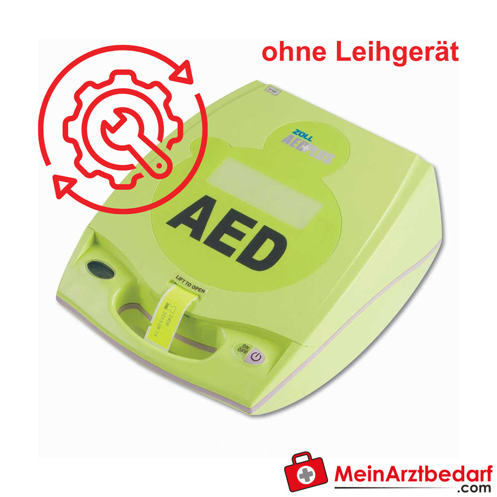 Sicherheitstechnische Kontrolle für ZOLL AED Defibrillator.