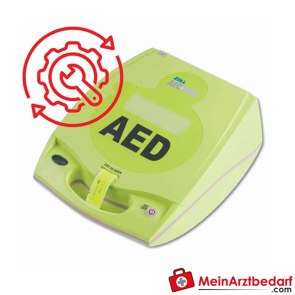 Sicherheitstechnische Kontrolle für ZOLL AED Defibrillator.