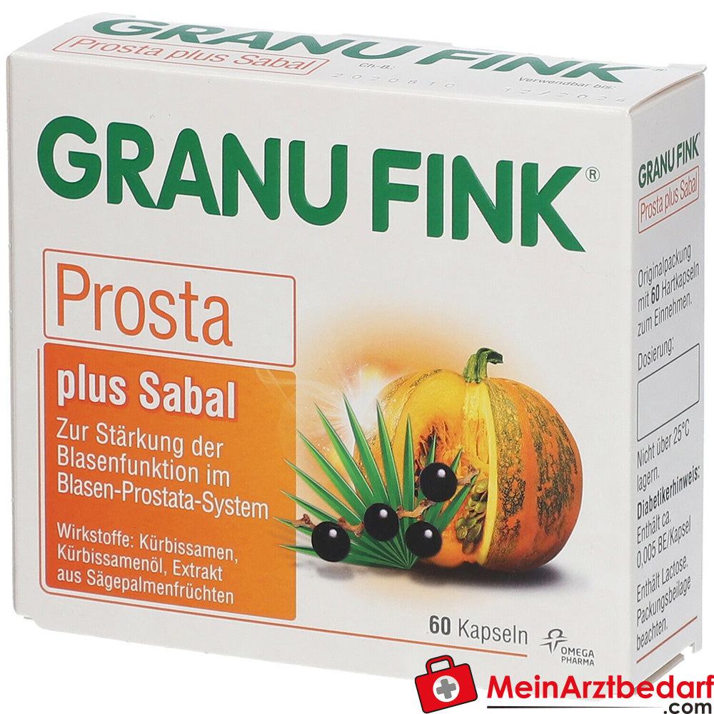 GRANU FINK Prosta plus Sabal cápsulas con semillas de calabaza y palma enana americana