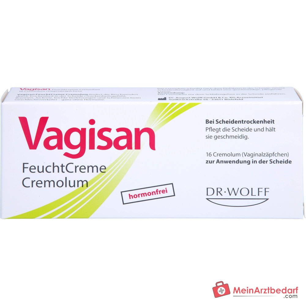 Vagisan FeuchtCreme Cremolum Vaginalzäpfchen, 16 St..