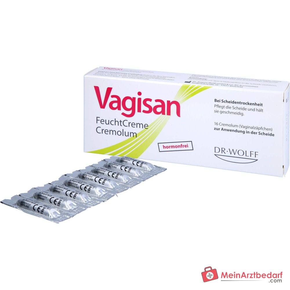 Vagisan FeuchtCreme Cremolum Vaginalzäpfchen, 16 St..