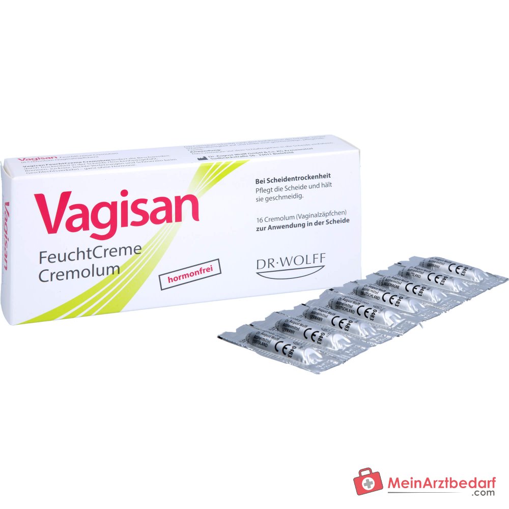 Vagisan FeuchtCreme Cremolum Vaginalzäpfchen, 16 St..