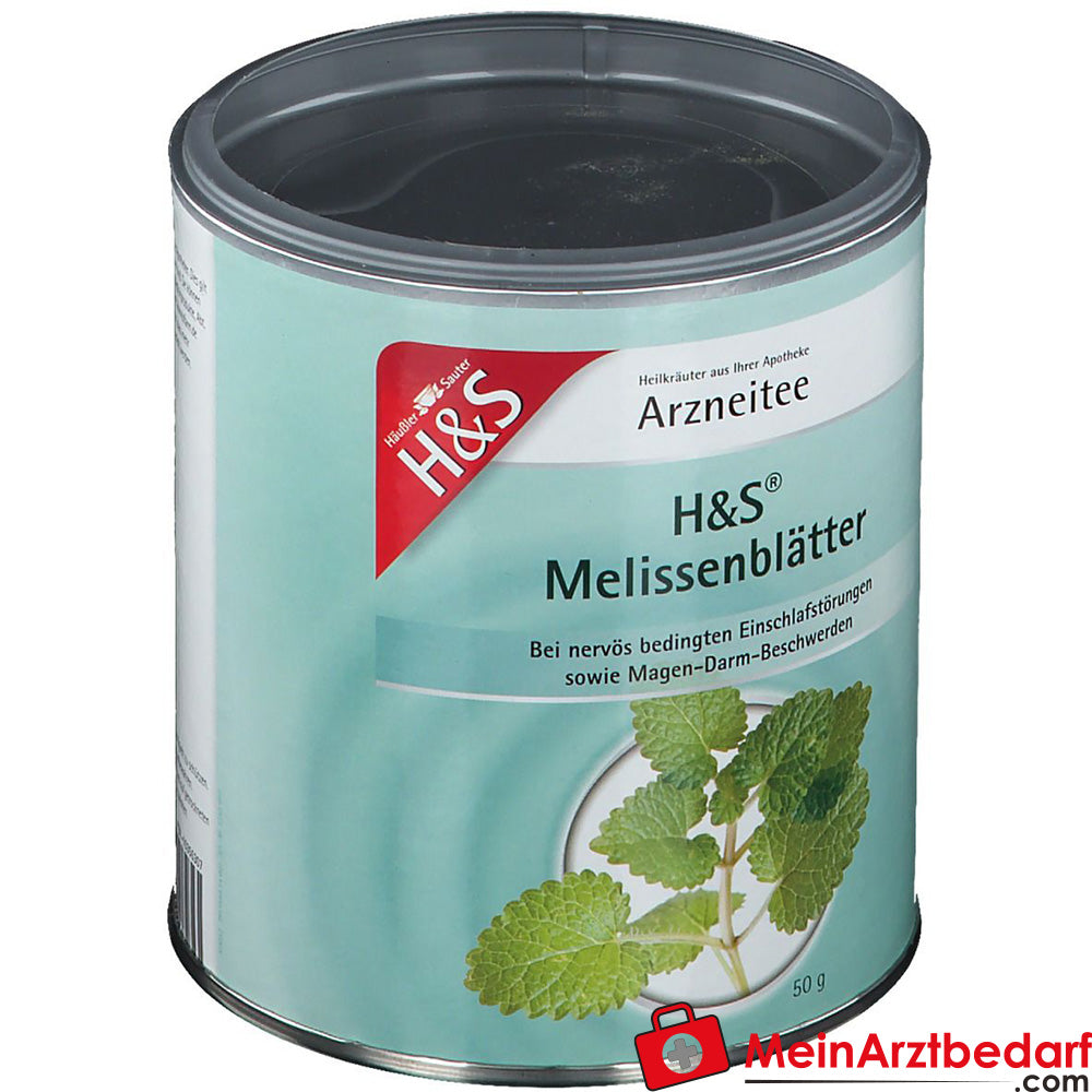 H&S® Melissenblätter loser Tee.