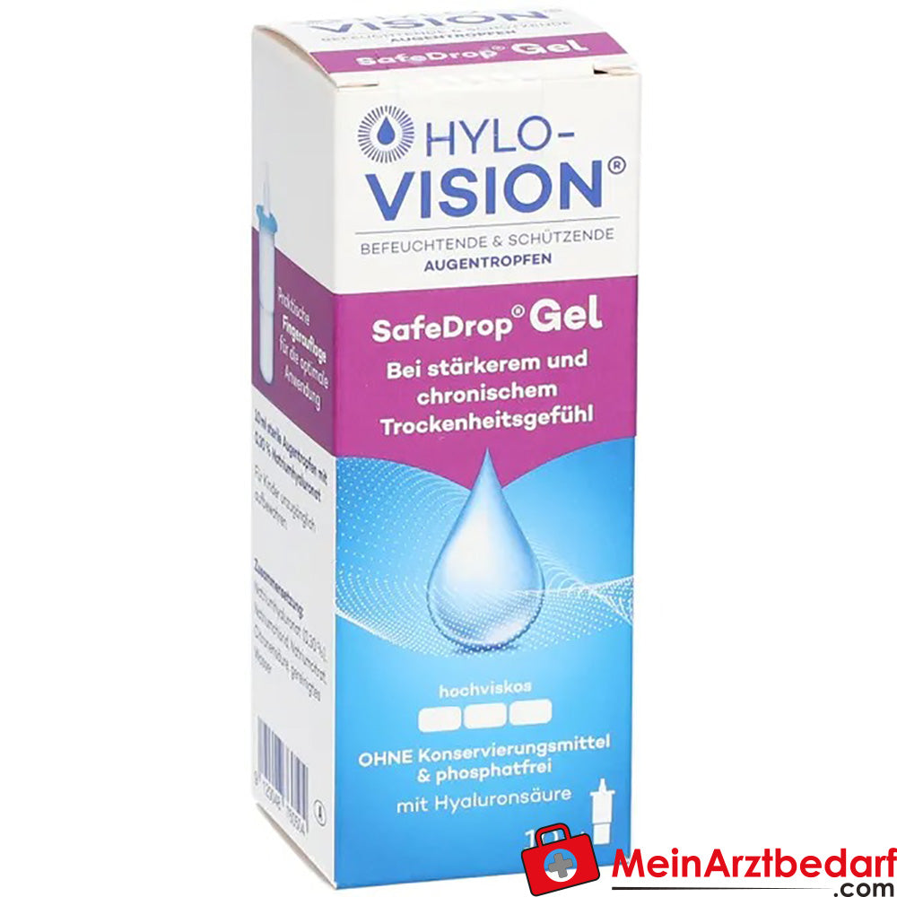 Hylo-Vision® SafeDrop® Gel, 10ml.