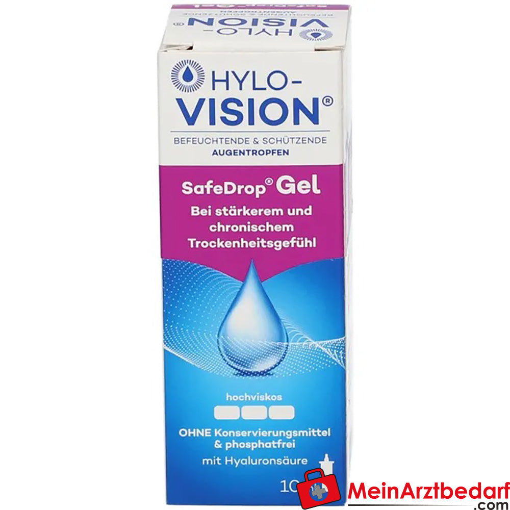 Hylo-Vision® SafeDrop® Gel, 10ml.