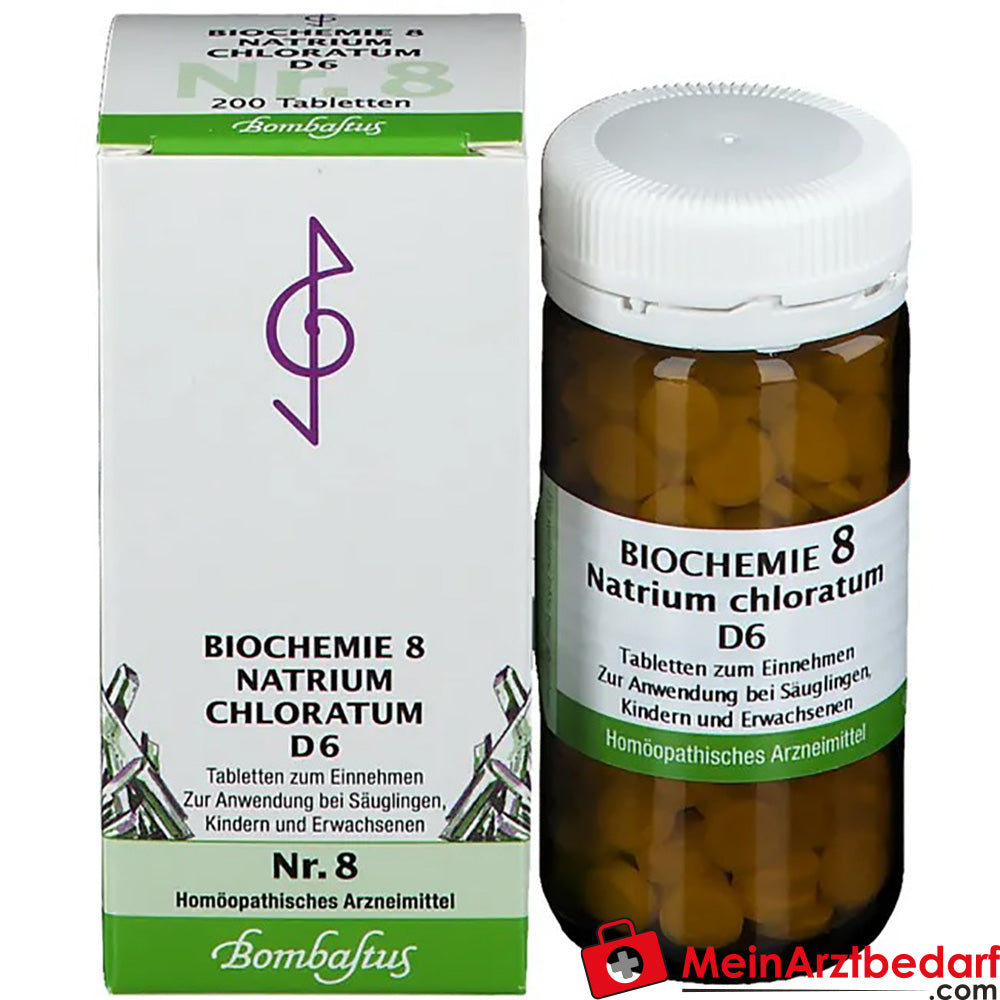 Bombastus Biochemie 8 Natrium chloratum D 6 Tabletten.