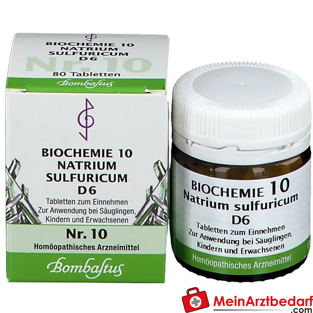 Bombastus Biochemie 10 Natrium sulfuricum D 6 Tabletten.