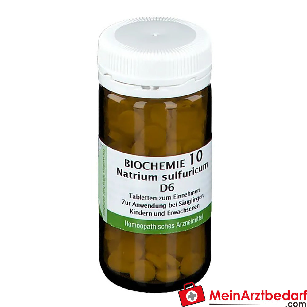 Bombastus Biochemie 10 Natrium sulfuricum D 6 Tabletten.