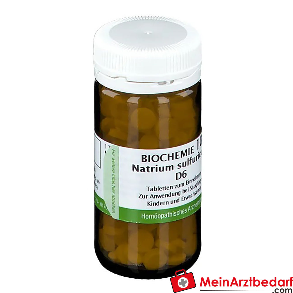 Bombastus Biochemie 10 Natrium sulfuricum D 6 Tabletten.
