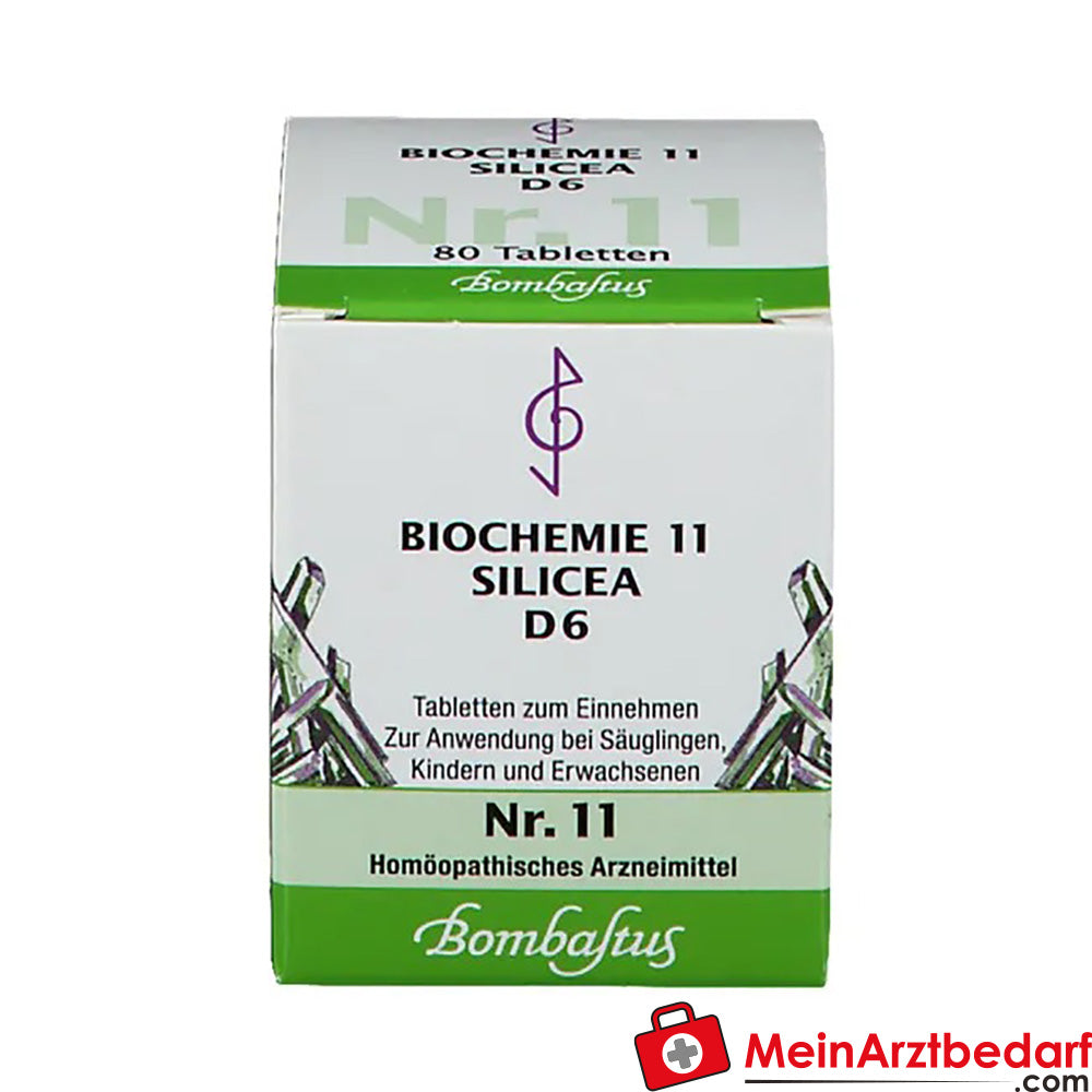 Bombastus Biochemie 11 Silicea D 6 Tabletten.