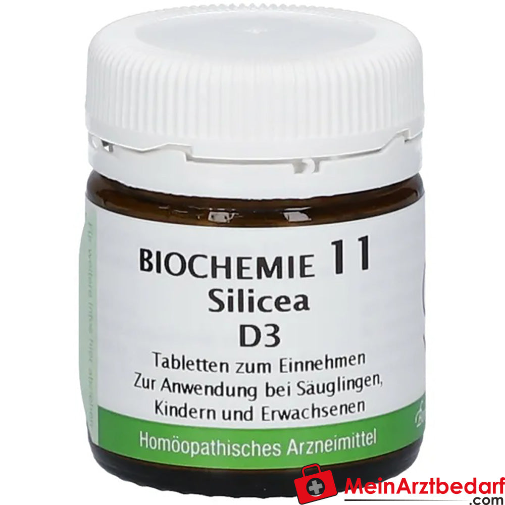 Bombastus Biochemie 11 Silicea D 3 Tabletten.