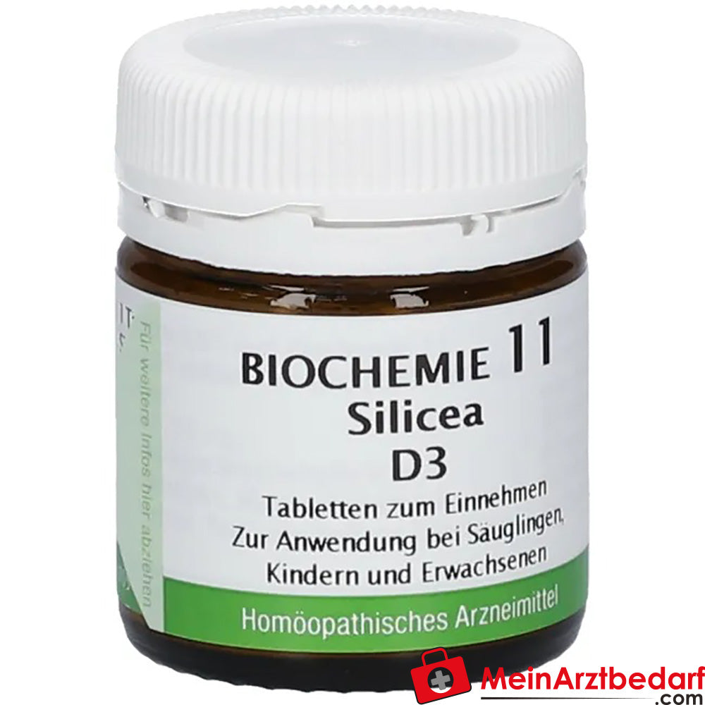 Bombastus Biochemie 11 Silicea D 3 Tabletten.