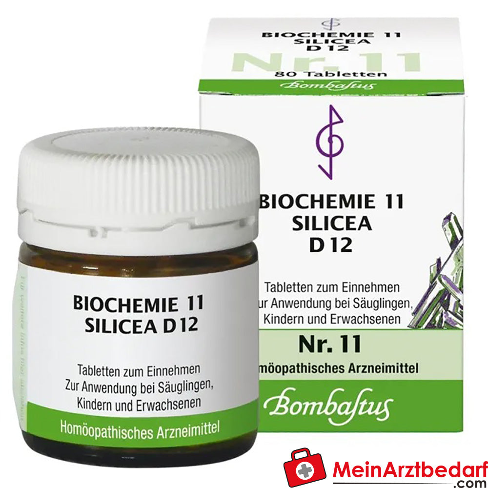 Bombastus Biochemie 11 Silicea D 12 Tabletten.