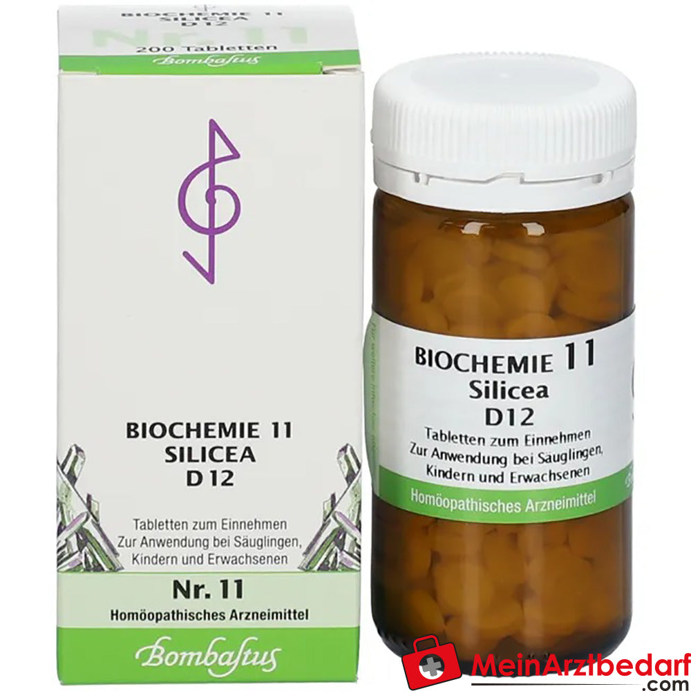 Bombastus Biochemie 11 Silicea D 12 Tabletten.