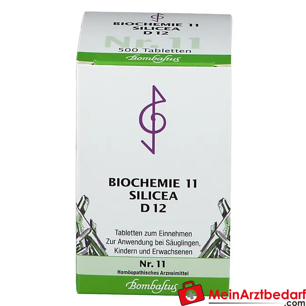 Bombastus Biochimie 11 Silicea D12 Acidum silicicum 250 mg Comprimés